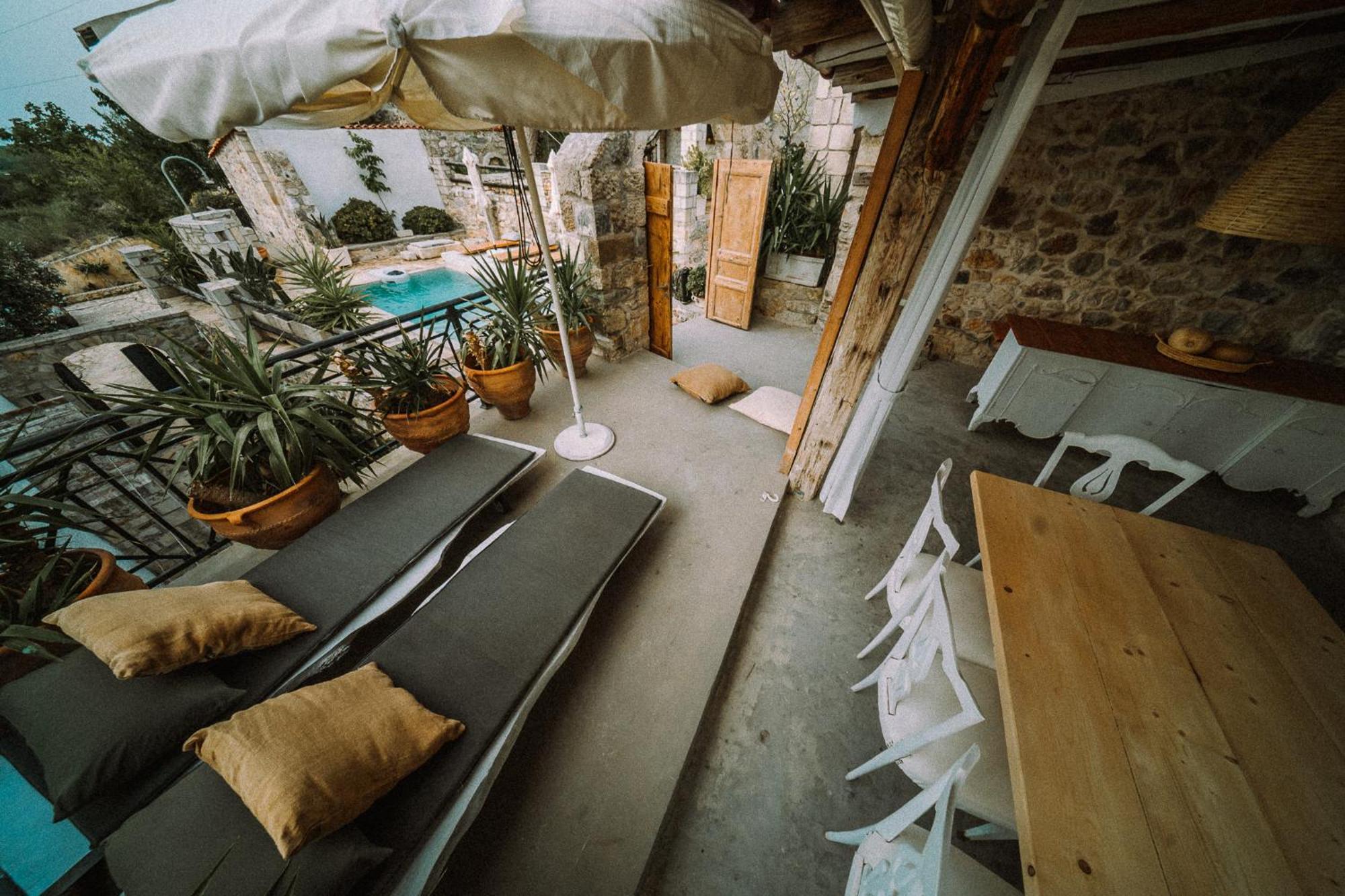 Antonia'S Stonebuilt Mansion With A Private Pool Villa Arménoi Екстериор снимка