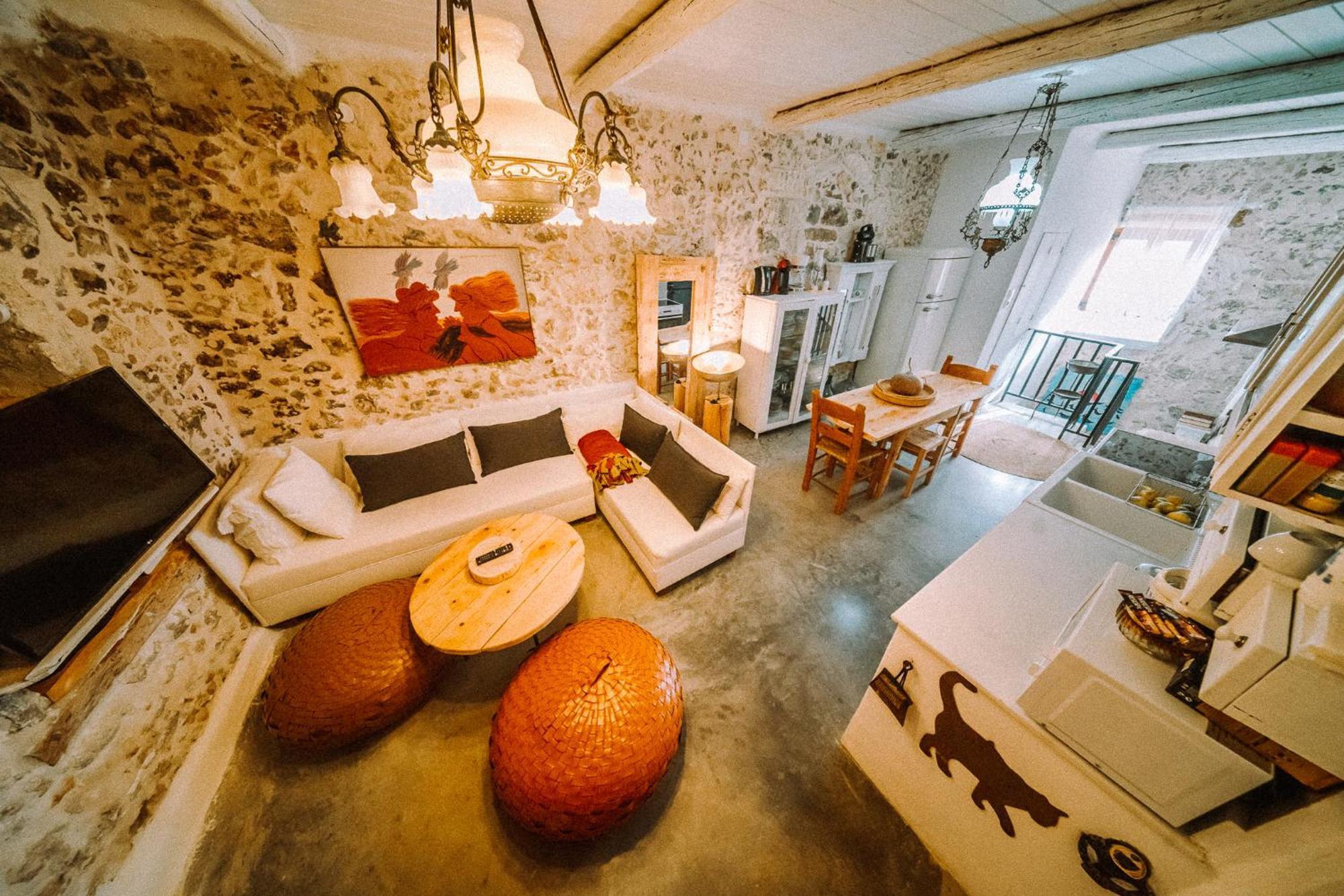 Antonia'S Stonebuilt Mansion With A Private Pool Villa Arménoi Екстериор снимка