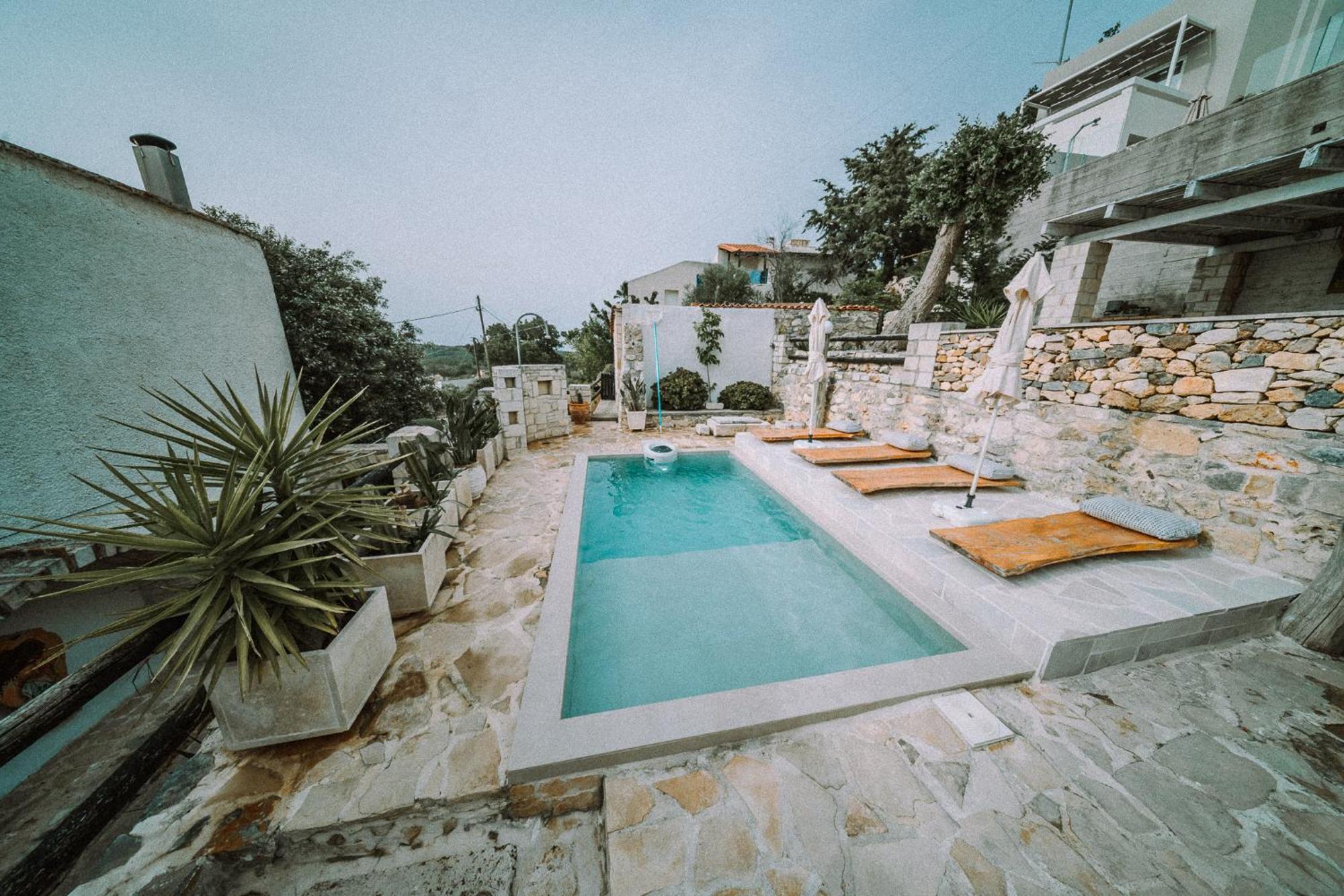 Antonia'S Stonebuilt Mansion With A Private Pool Villa Arménoi Екстериор снимка